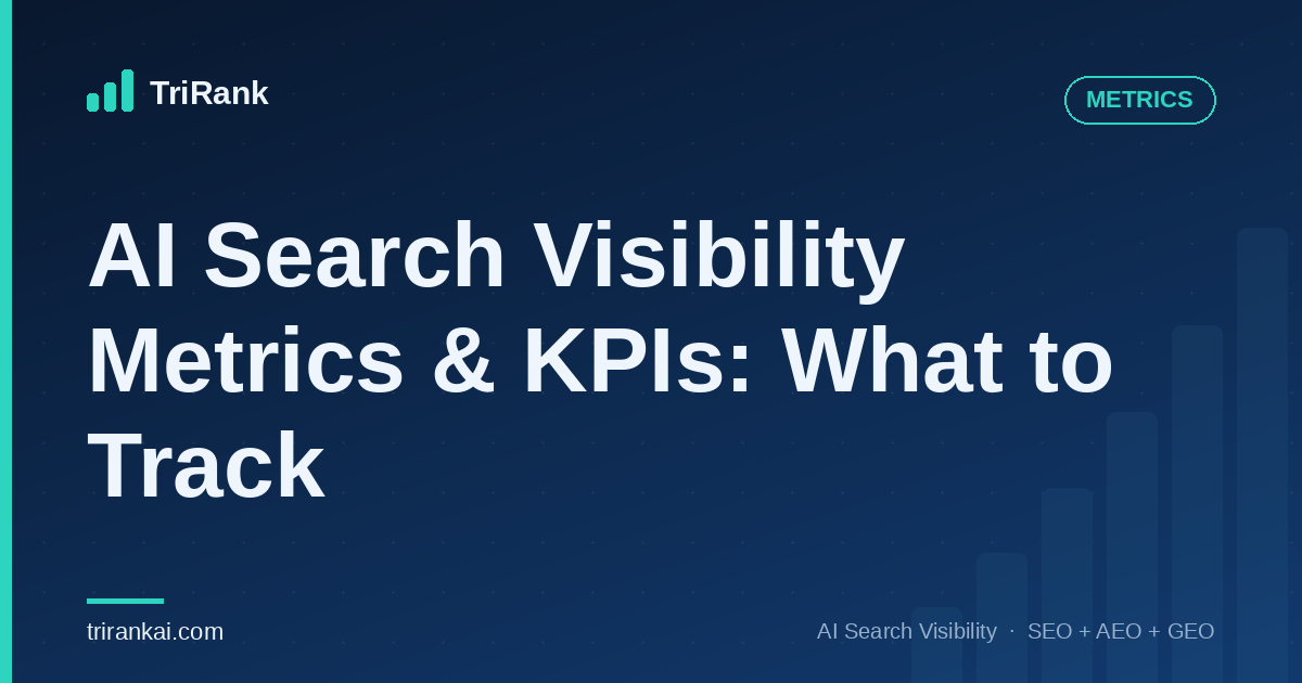 AI Search Visibility Metrics & KPIs: What to Track