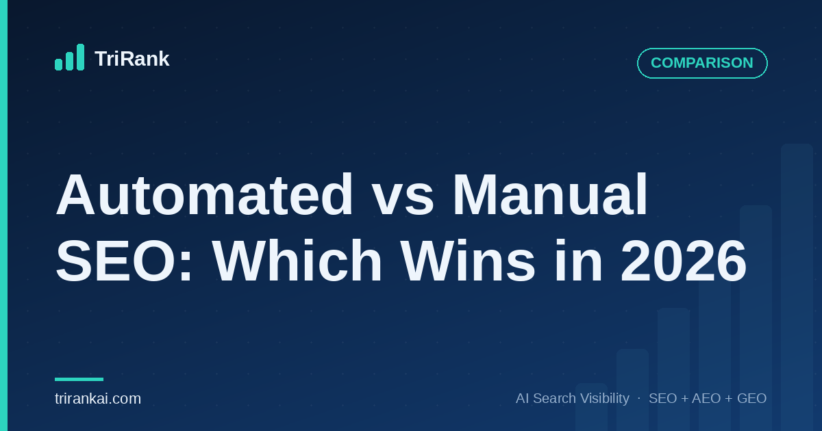 Automated vs Manual SEO: Which Wins in 2026