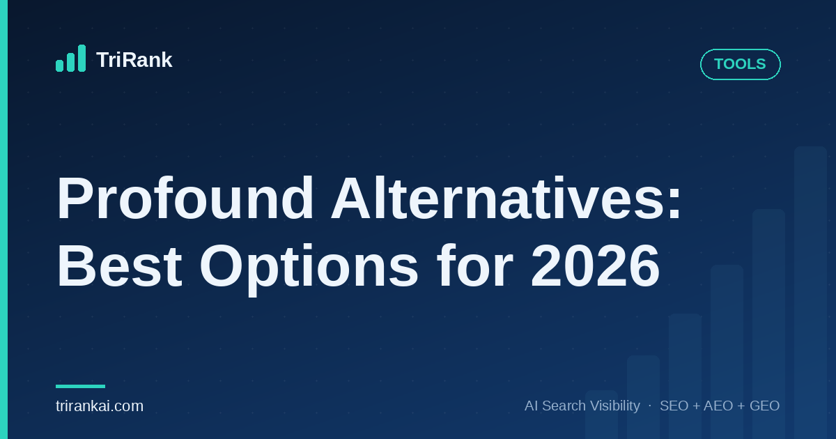 Profound Alternatives for Enterprise Teams (Source-Checked Pricing) Profound Alternatives for Enterprise Teams (Source-Checked Pricing)